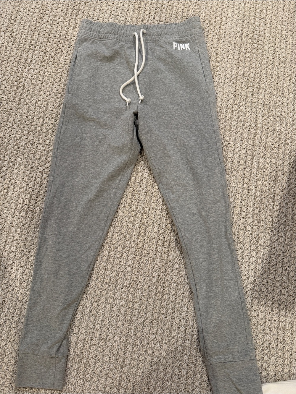 PINK Victoria's Secret Gray Men's Jogger Sweatpants with Drawstring